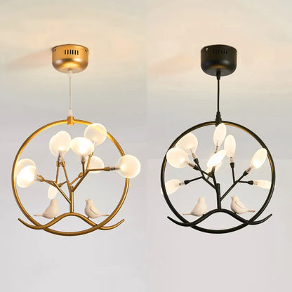DecorBites™ Gold Glass Ball Chandelier Nordic Design for Home Dining Kitchen Restaurant Hallway