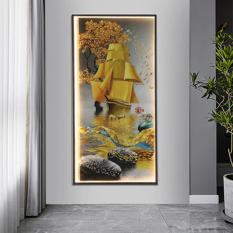 DecorBites™ Boat Figure LED Wall Sconces Modern Creative Home Lighting