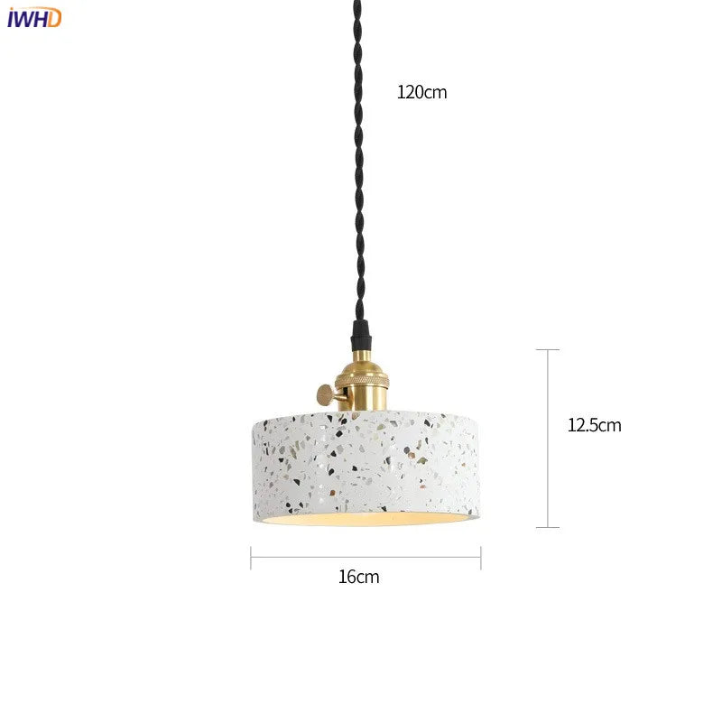 DecorBites™ Cement Pendant Lamp: Nordic Modern Loft Style Industrial Lighting