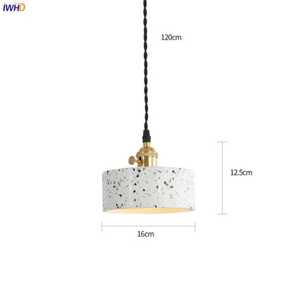 DecorBites™ Cement Pendant Lamp: Nordic Modern Loft Style Industrial Lighting