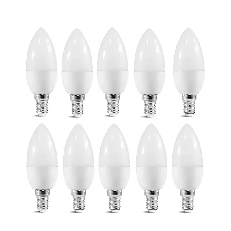 Decorbites™ LED-Birnenleuchte E14 3W RGB Bunte Kerzenleuchte 5 Farben SMD Taschenlampenbirne