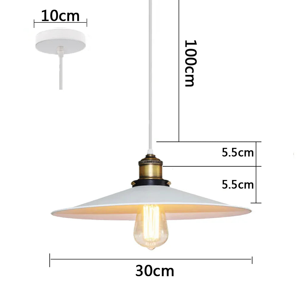 Decorbites™ Industrielle Hängelampe - Vintage Retro Kronleuchter LED Deckenleuchte