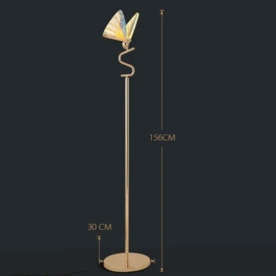 DecorBites™ Butterfly LED Floor Lamp Indoor Living Room Acrylic Standing Lighting Home Bedroom Art