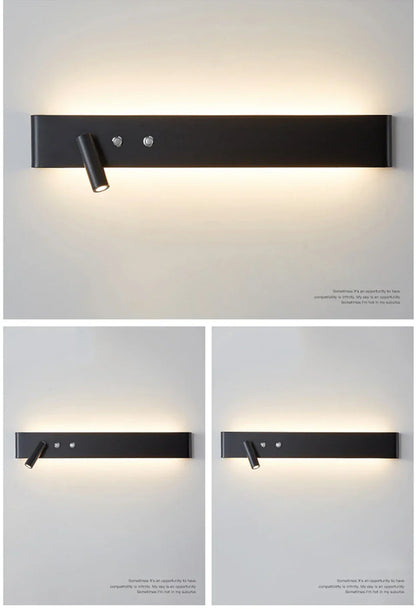 DecorBites™ Adjustable LED Wall Lamp for Modern Reading and Bedroom Lighting