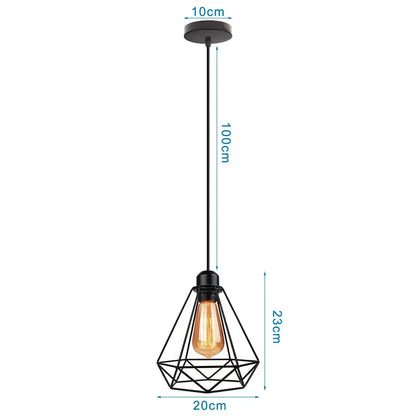 DecorBites™ Industrial LED Pendant Ceiling Light for Home Living Room Kitchen Decor
