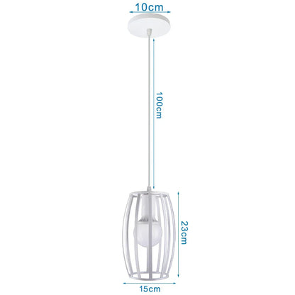 DecorBites™ Industrial Pendant Lights: Modern LED Hanging Lamps for Home Living Room Kitchen Decor