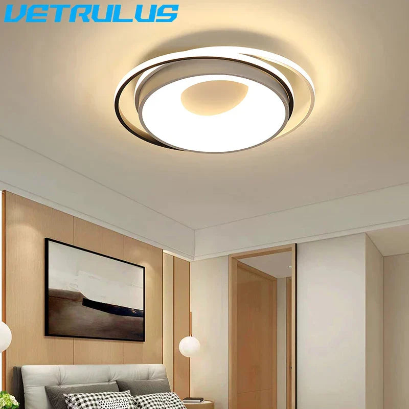 DecorBites™ LED Chandelier Light for Living Dining Room, Modern Acrylic Surface Mounted Fixture