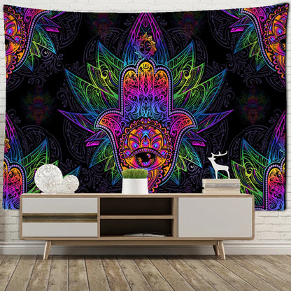 Decobites Sun Print Bohemian Tarot Tapestry Wall Hanging for Family Bedroom