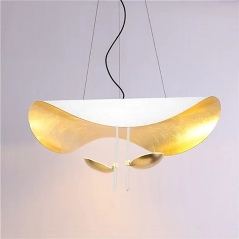 DecorBites™ Lederam Manta Pendant Lamp Flying Saucer Hat industrial retro design white black