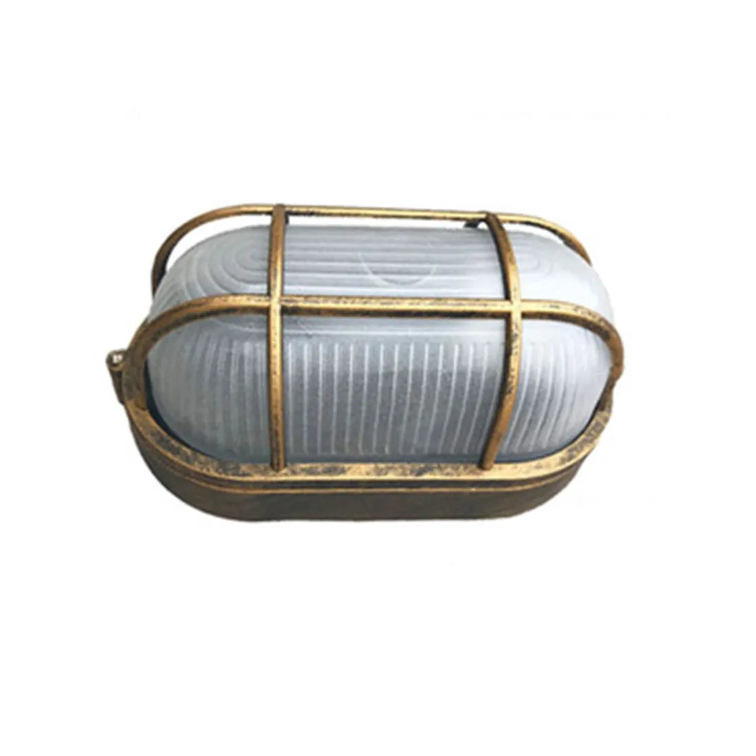 DecorBites™ Black Bulkhead Wall Lantern Exterior Wall Light - Security Sconce for Porch & Patio