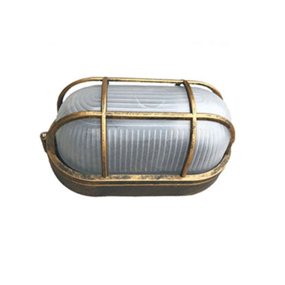 DecorBites™ Black Bulkhead Wall Lantern Exterior Wall Light - Security Sconce for Porch & Patio