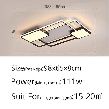 DecorBites™ LED Chandelier: Modern Dimmable Light for Living Room, Kitchen, and Aisle