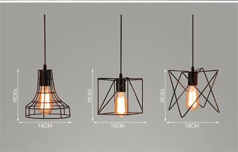 Decorbites™ Retro-Eisenkunst-Hängelampe - Vintage-Industrialstil