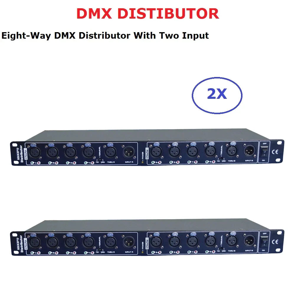 Decorbites™ DMX512 Lichtbühnen-Signalverstärker Verteiler 8-Wege