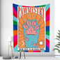 Decobites Tarot Cat Paw Psychedelic Tapestry Hippie Bohemian Bedroom Decor