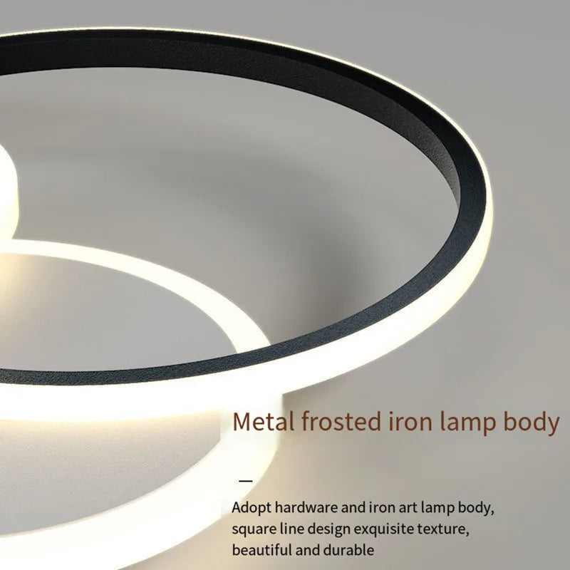 Decorbites™ Lámpara de techo LED de araña para sala de estar, dormitorio, comedor, accesorios de iluminación interior para salón