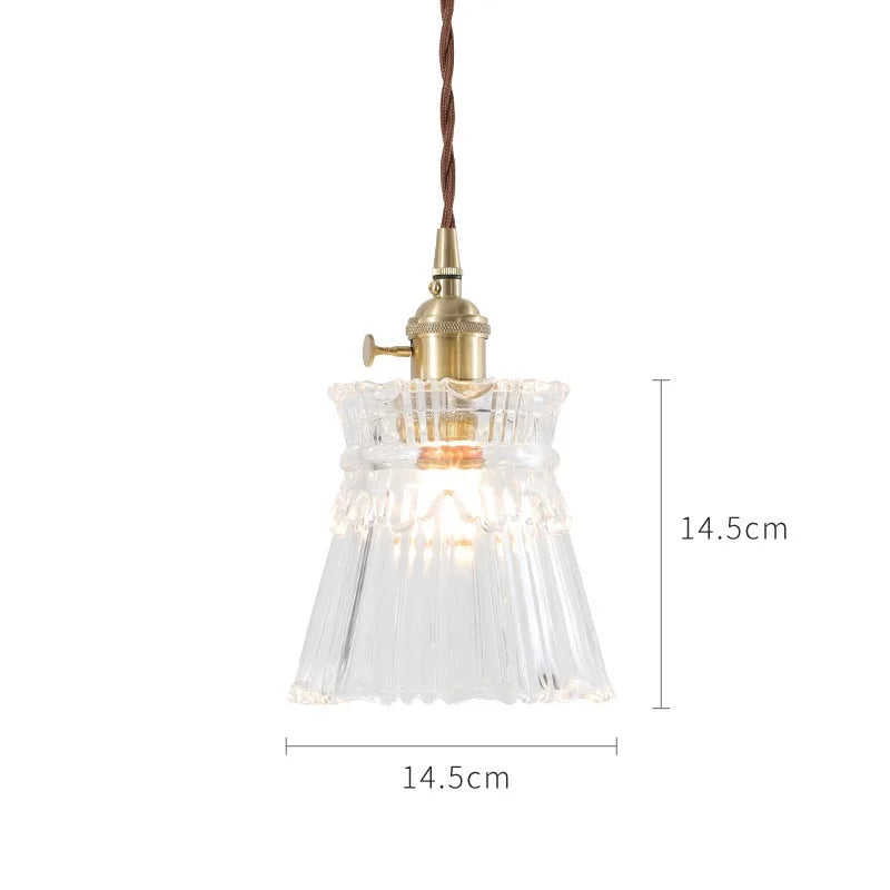 Lámparas Colgantes de Vidrio Decorbites™: Estilo Nórdico Japonés, Lámpara LED Industrial Vintage para Hogar, Bar, Café
