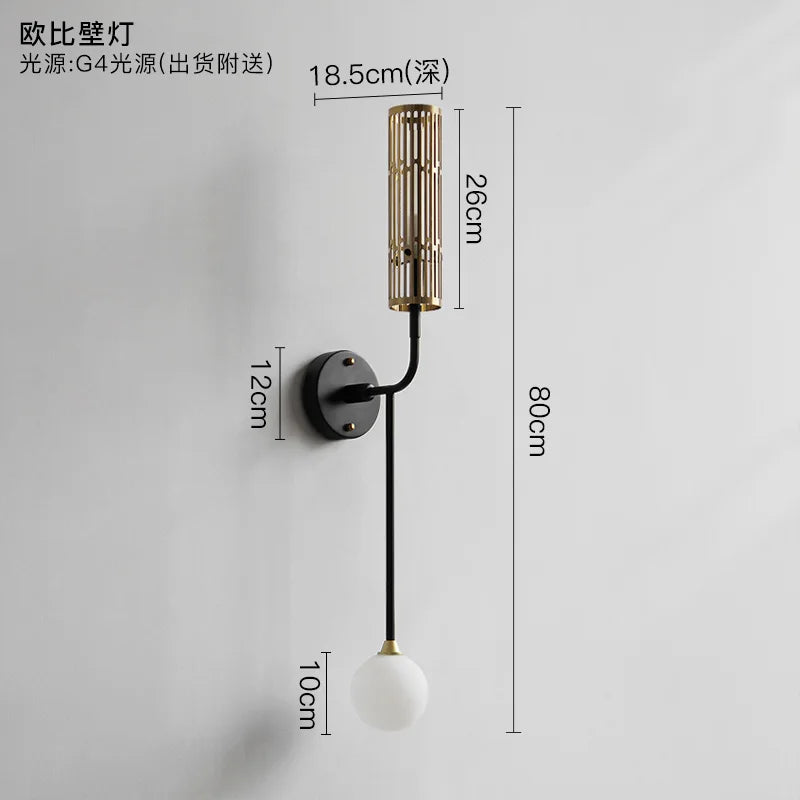 DecorBites™ LED Wall Lamp: Modern Nordic Living Room Light for Luxury Decor