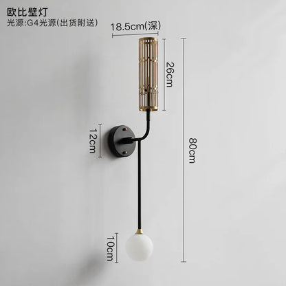 DecorBites™ LED Wall Lamp: Modern Nordic Living Room Light for Luxury Decor