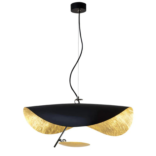 DecorBites™ Gold Texture LED Pendant Light Fixture for Living Room & Bedroom Decor