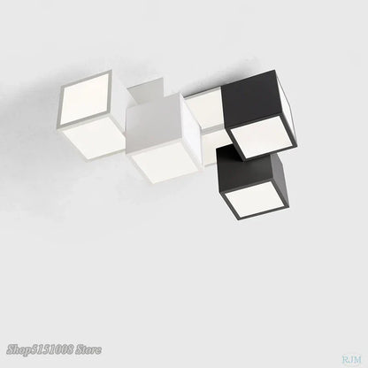 DecorBites™ Acrylic LED Ceiling Light with Remote Control - Modern Square Design
