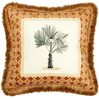 Funda de cojín DecorBites™ de lujo retro italiano con estampado de cebra, 53 x 53 cm