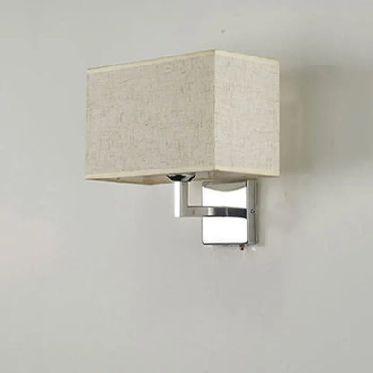 DecorBites™ LED Minimalist Wall Lamps with Rectangle Texture Shade for Living Room & Bedroom