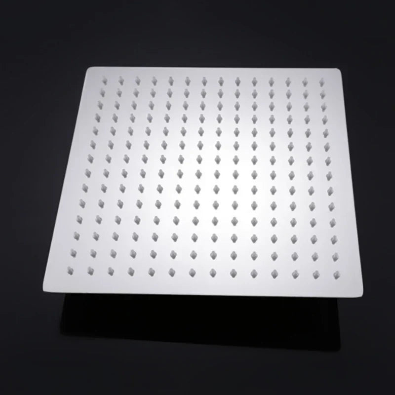 Cabezal de ducha tipo lluvia DecorBites™ de acero inoxidable de 20 pulgadas - Cabezal de ducha cuadrado ultradelgado para baño