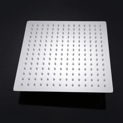 Cabezal de ducha tipo lluvia DecorBites™ de acero inoxidable de 20 pulgadas - Cabezal de ducha cuadrado ultradelgado para baño