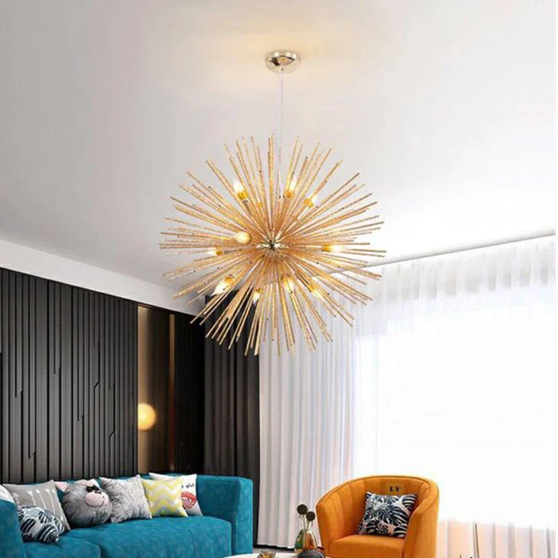 DecorBites™ Dandelion Sea Urchin Chandelier LED Indoor Lighting.
