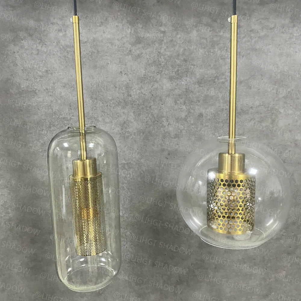 Lámpara colgante LED con bola de cristal DecorBites™ para una iluminación moderna nórdica en dormitorio, cocina y sala de estar.