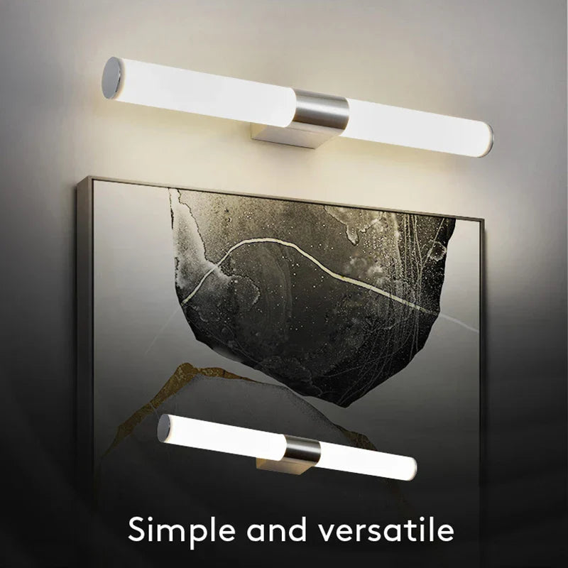 DecorBites™ LED Acrylic Wall Lamp for Bathroom & Bedroom, Modern Simplicity, Anti-fog Sconces