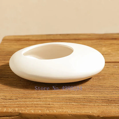 DecorBites™ Cobblestone Deformation Ceramic Vase Flower Pot Modern Home Decoration