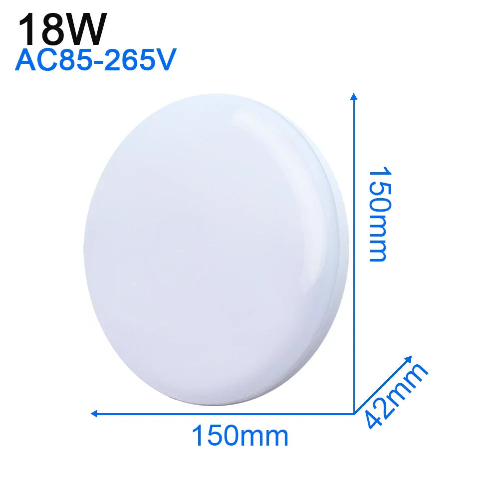 DecorBites™ LED Ceiling Light: Modern Ultra-thin Panel, 6-48W, Surface Mounted for Living Room