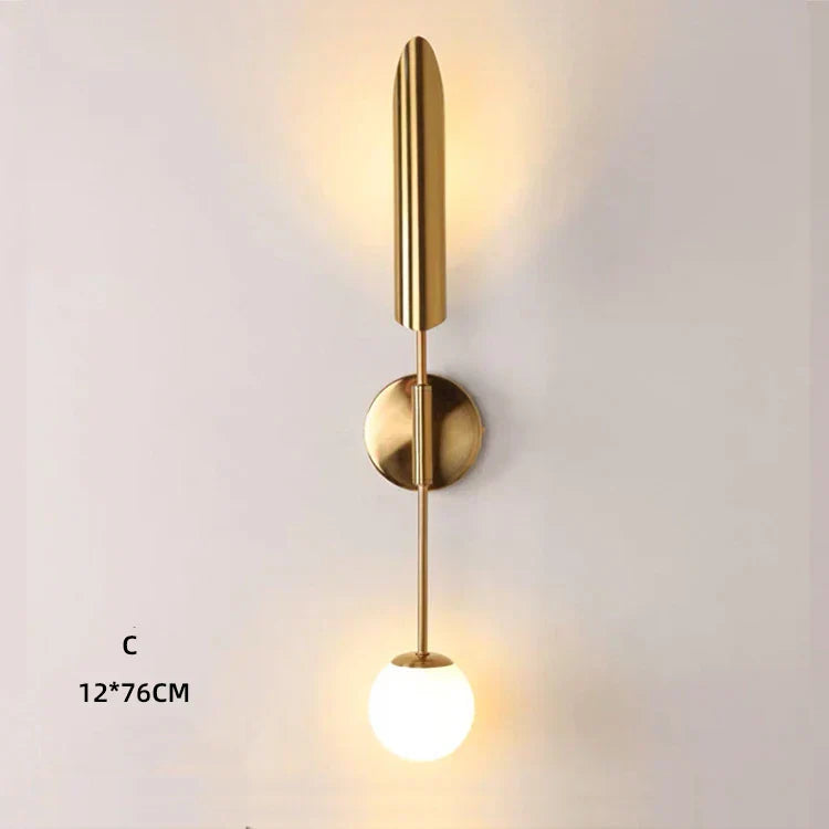 Apliques de pared de doble cabezal DecorBites™ para sala de estar moderna, dormitorio, restaurante, hotel y pasillo