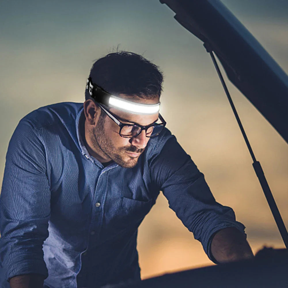 DecorBites™ COB LED Sensor Headlamp Waterproof Work Light - 3 Modes
