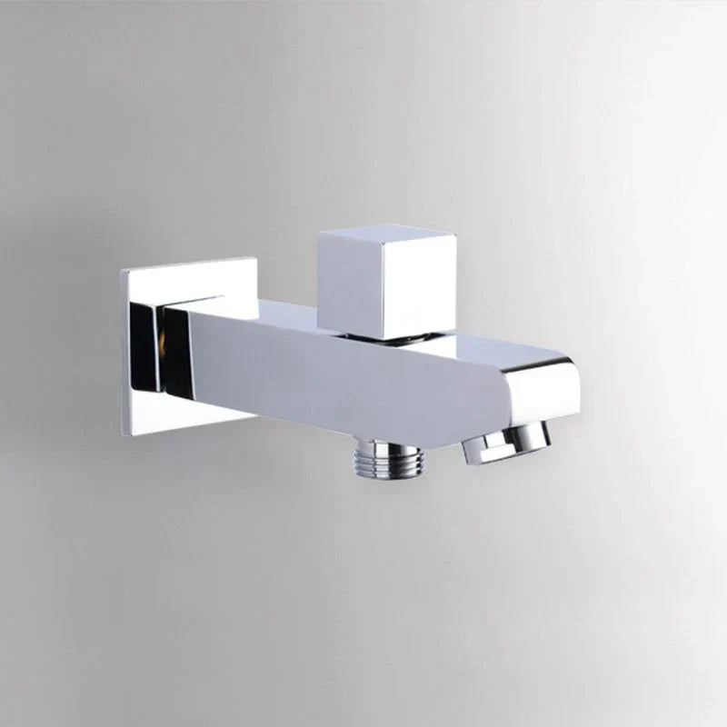 DecorBites™ Brass Wall Mount Tub Spout Filler with Diverter - 2-Way Bathroom Accessory