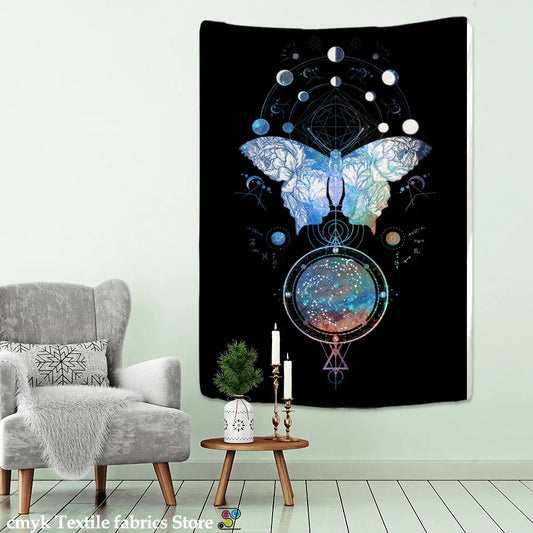 Decobites Tarot Card Tapestry Wall Hanging for Astrology and Boho Decor