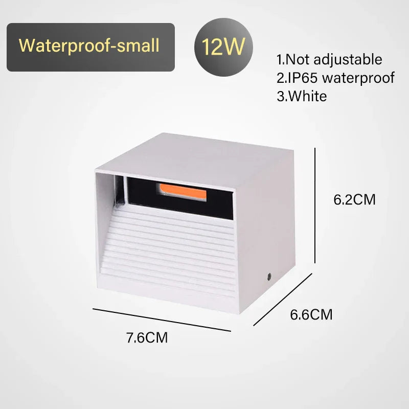 DecorBites™ LED Motion Sensor Wall Lamp IP65 Waterproof 9W 12W 20W Indoor Outdoor Sconce