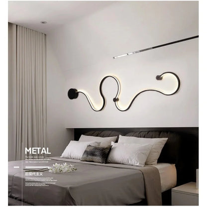 DecorBites™ Iron Body Wall Lamps LED Lights Fixture for Bedroom, Living Room, Study, Hotel