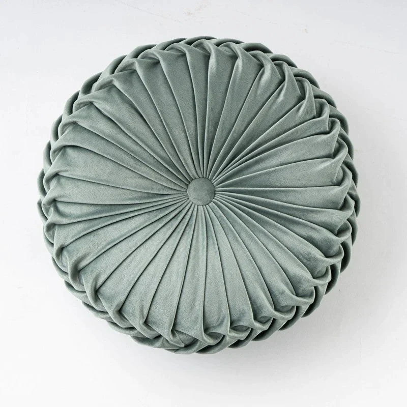 وسادة مخملية دائرية بتصميم عجلة سيارة قرع ثلاثية الأبعاد من DecorBites™ لتزيين الأريكة