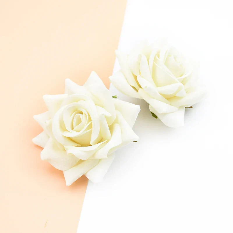 رؤوس ورد من DecorBites™ بطول 7 سم: ديكور زفاف، سكرابوكينغ، أغطية رأس، ديكور منزلي خريفي