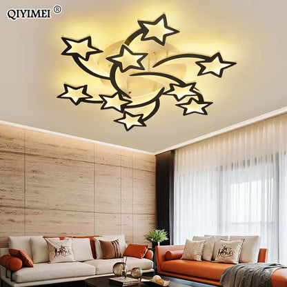 DecorBites™ LED Chandelier: Modern Dimmable Indoor Lighting for Bedroom, Hall, Living Room