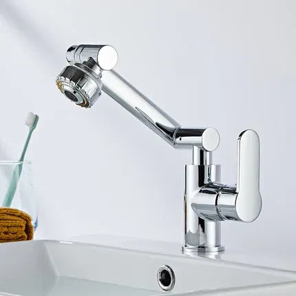 Decorbites™ Gold- und Schwarzes Badezimmer-Wasserhahn mit Heiß-Kalt-Wasser-Mischer – Deckenmontiert