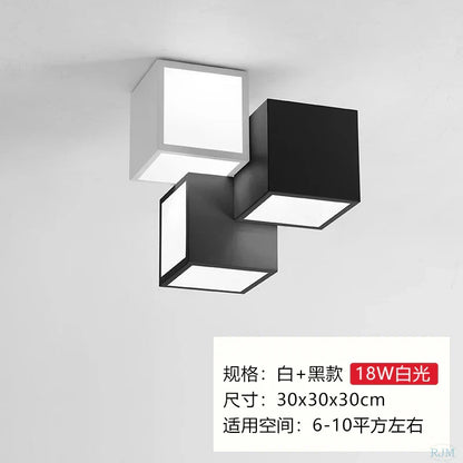 DecorBites™ Acrylic LED Ceiling Light with Remote Control - Modern Square Design