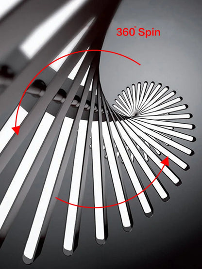 Lámpara de araña lineal DecorBites™ con forma de espina de pez: Iluminación nórdica minimalista para comedor, oficina o sala de estar