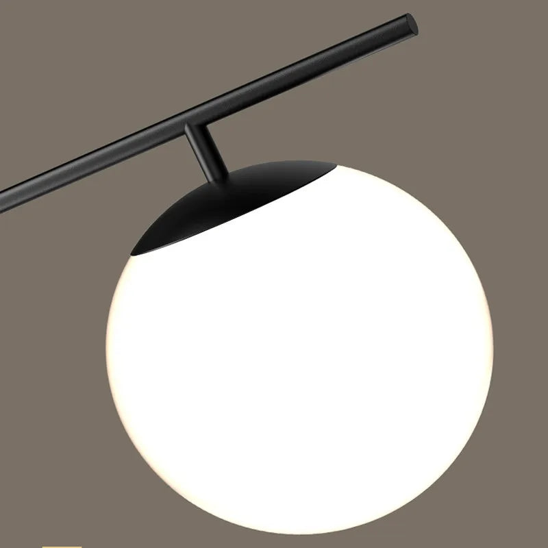 DecorBites™ Black Golden Glass Chandelier for Home Décor and Lighting