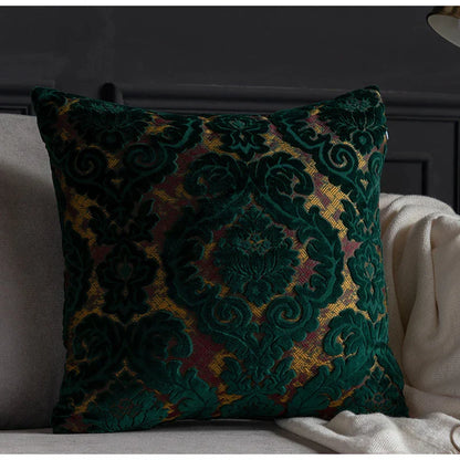 DecorBites™ Damask Cut Velvet Baroque Style Cushion Covers 45x45cm