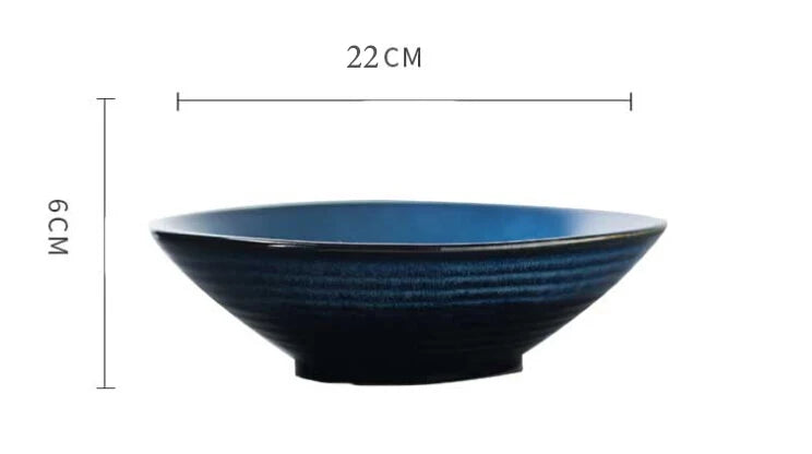 Blue Ceramic Tableware Set
