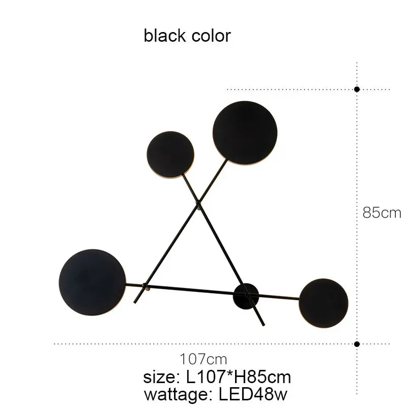 ديكوربايتس™ مصباح حائط LED دوار قابل للتعديل مع مفتاح، تركيبات حديثة للممر والدرج